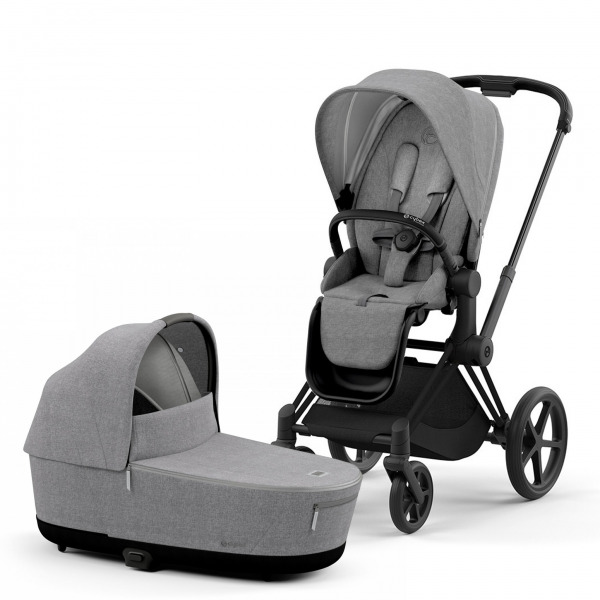 CYBEX Platinum Priam - 2in1 Manhattan Grey Plus/Matt Black